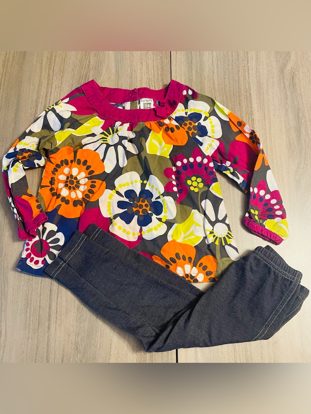 Carter's Toddler Girl Floral Tunic & Legging Set - 24M